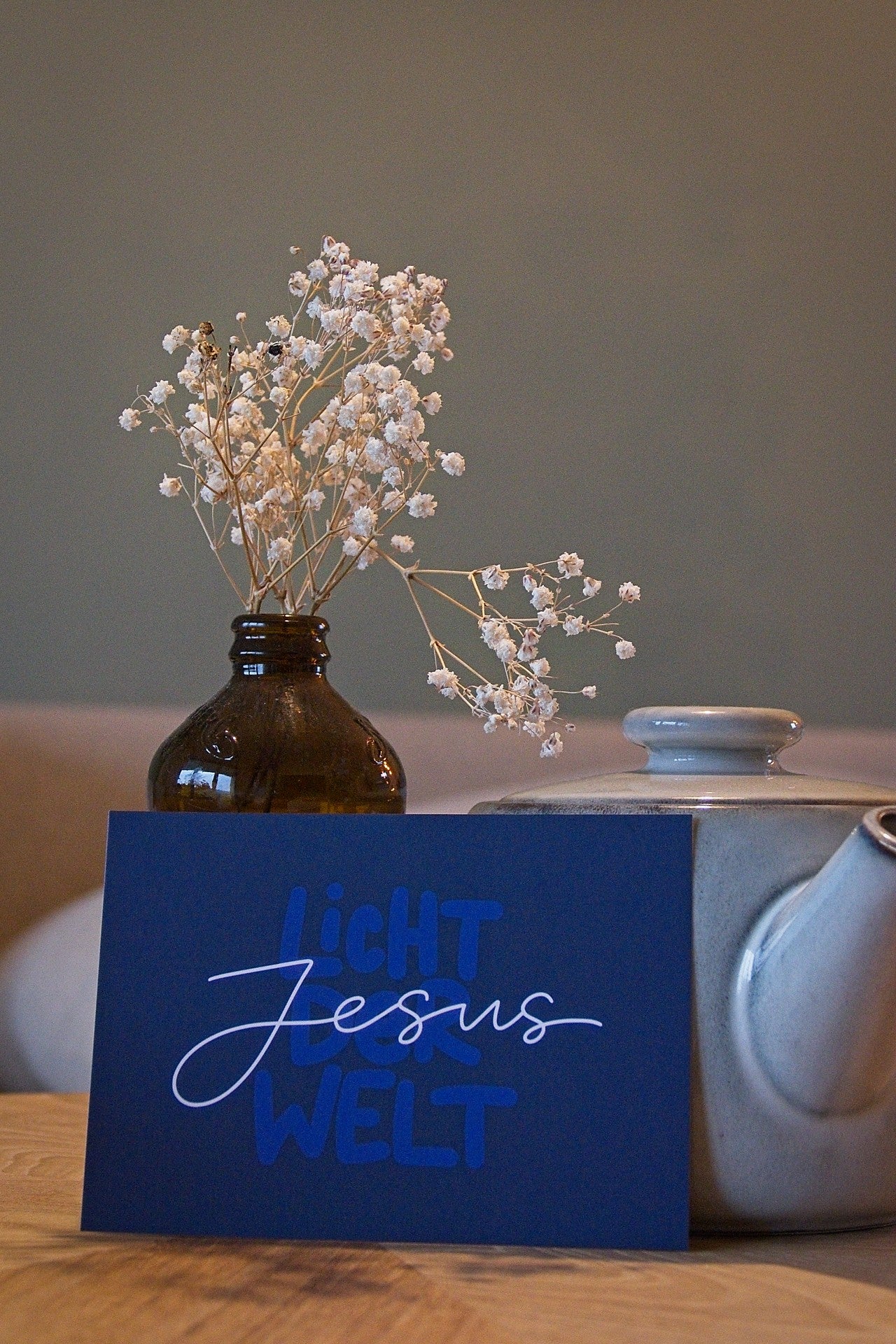 Weihnachtskarte A6 "Jesus Licht der Welt"