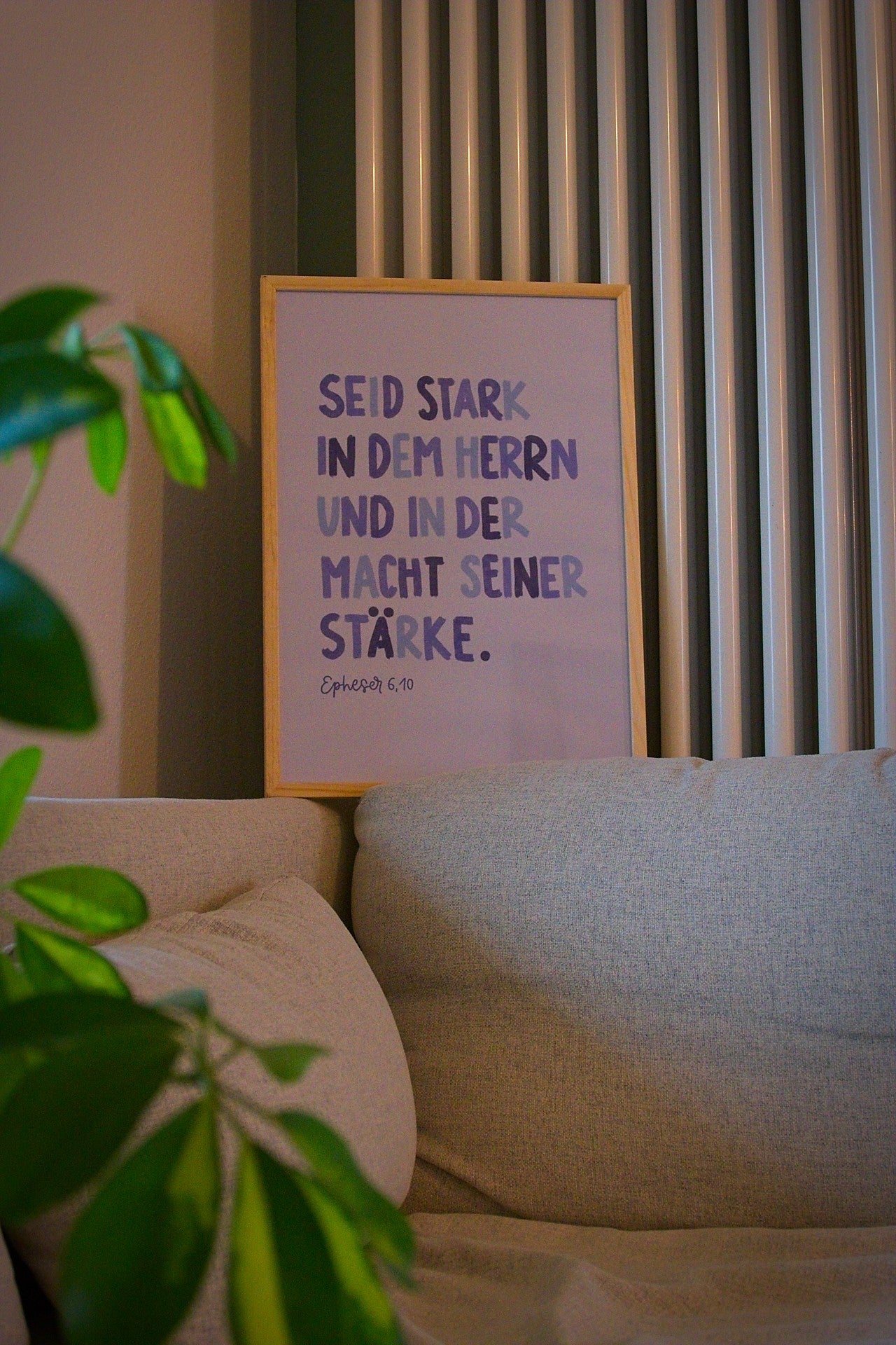 Poster A3 "Seid stark in dem Herrn"