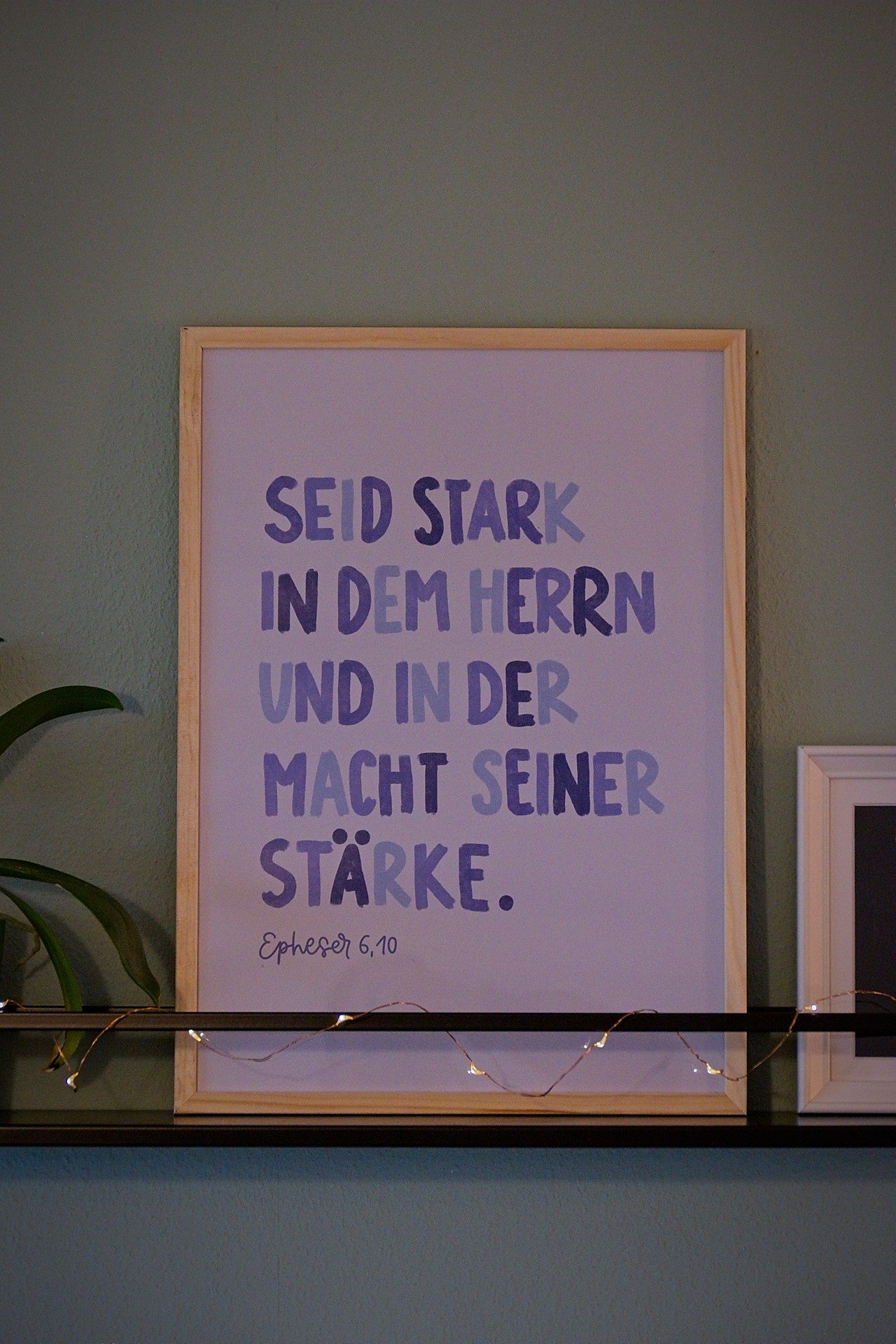 Poster A3 "Seid stark in dem Herrn"
