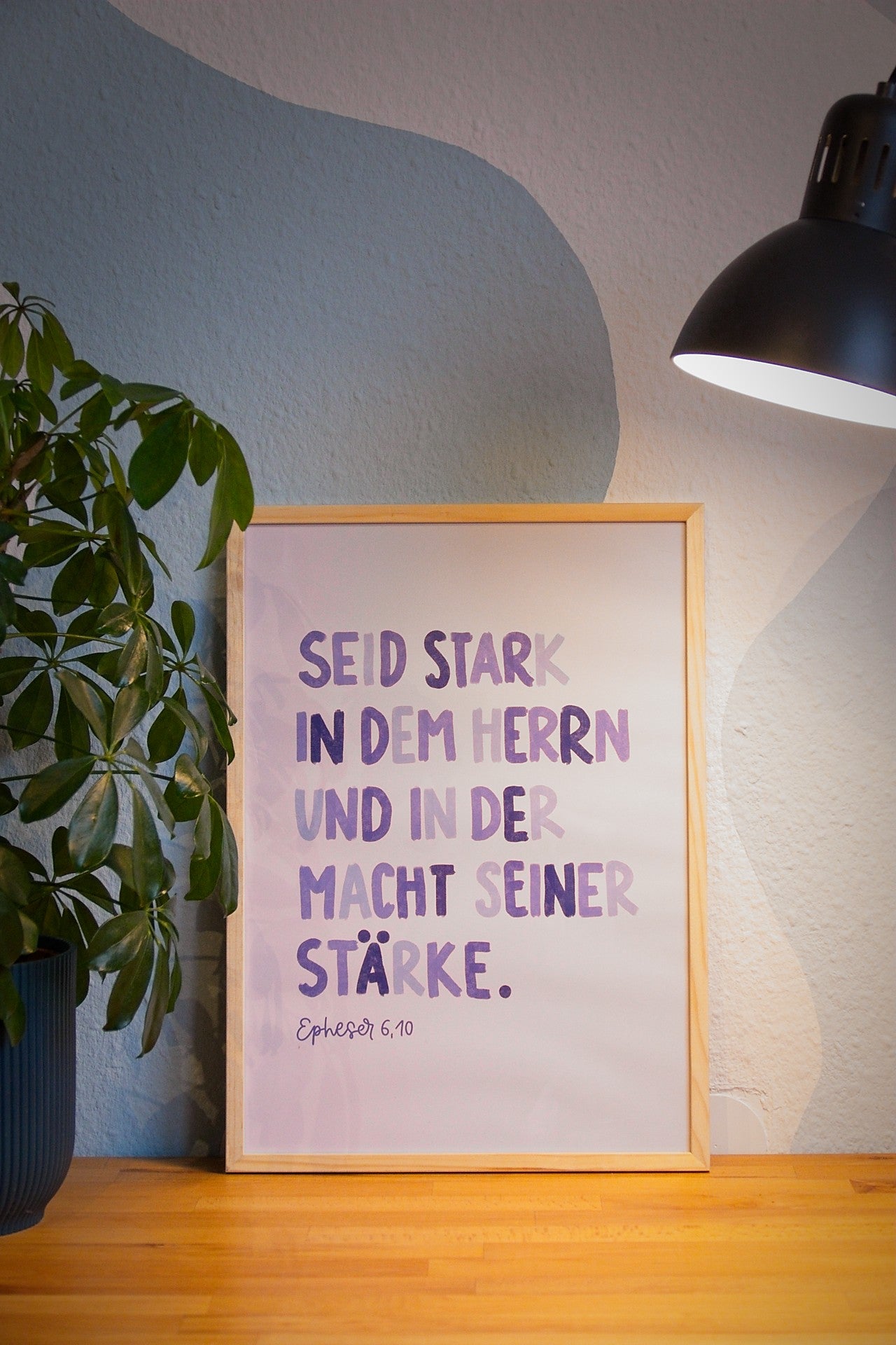 Poster A3 "Seid stark in dem Herrn"