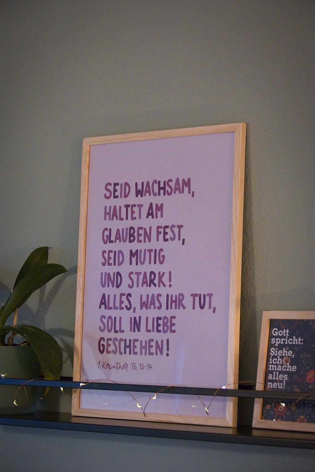 Poster A3 "Alles, was ihr tut, soll in Liebe geschehen"