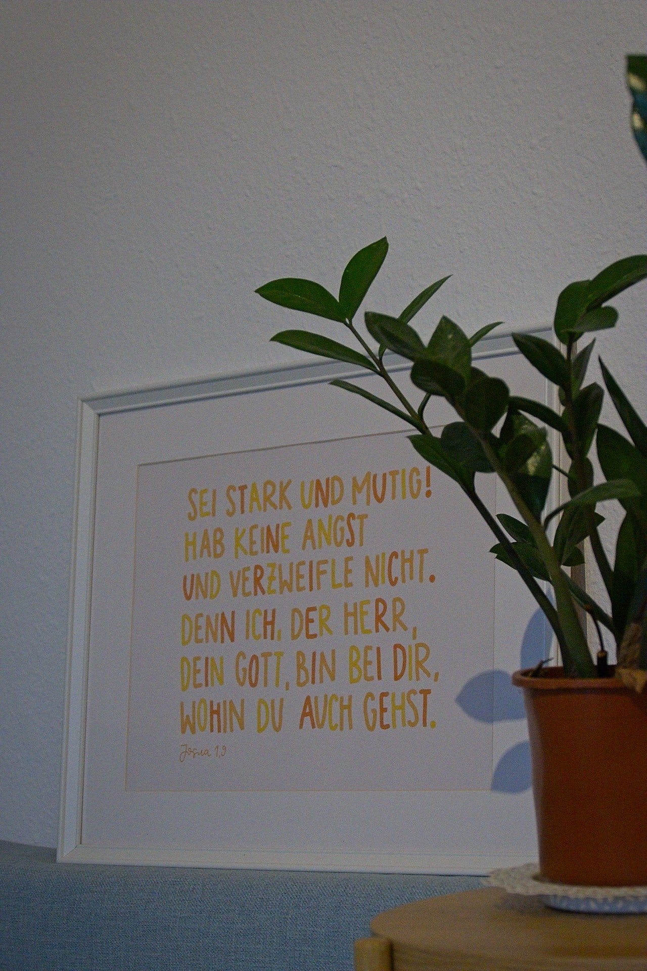 Poster A3 "Sei stark und mutig"