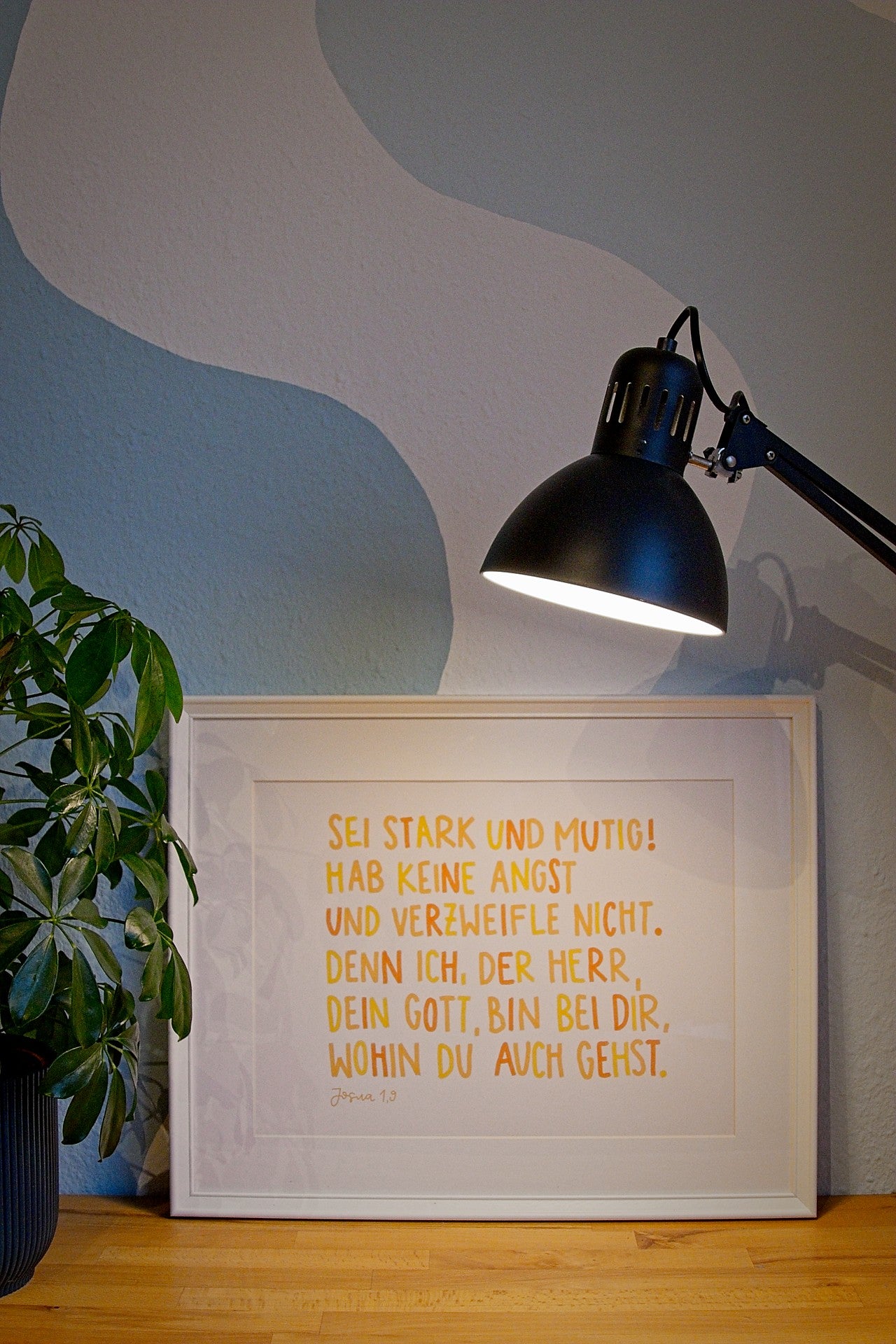 Poster A3 "Sei stark und mutig"