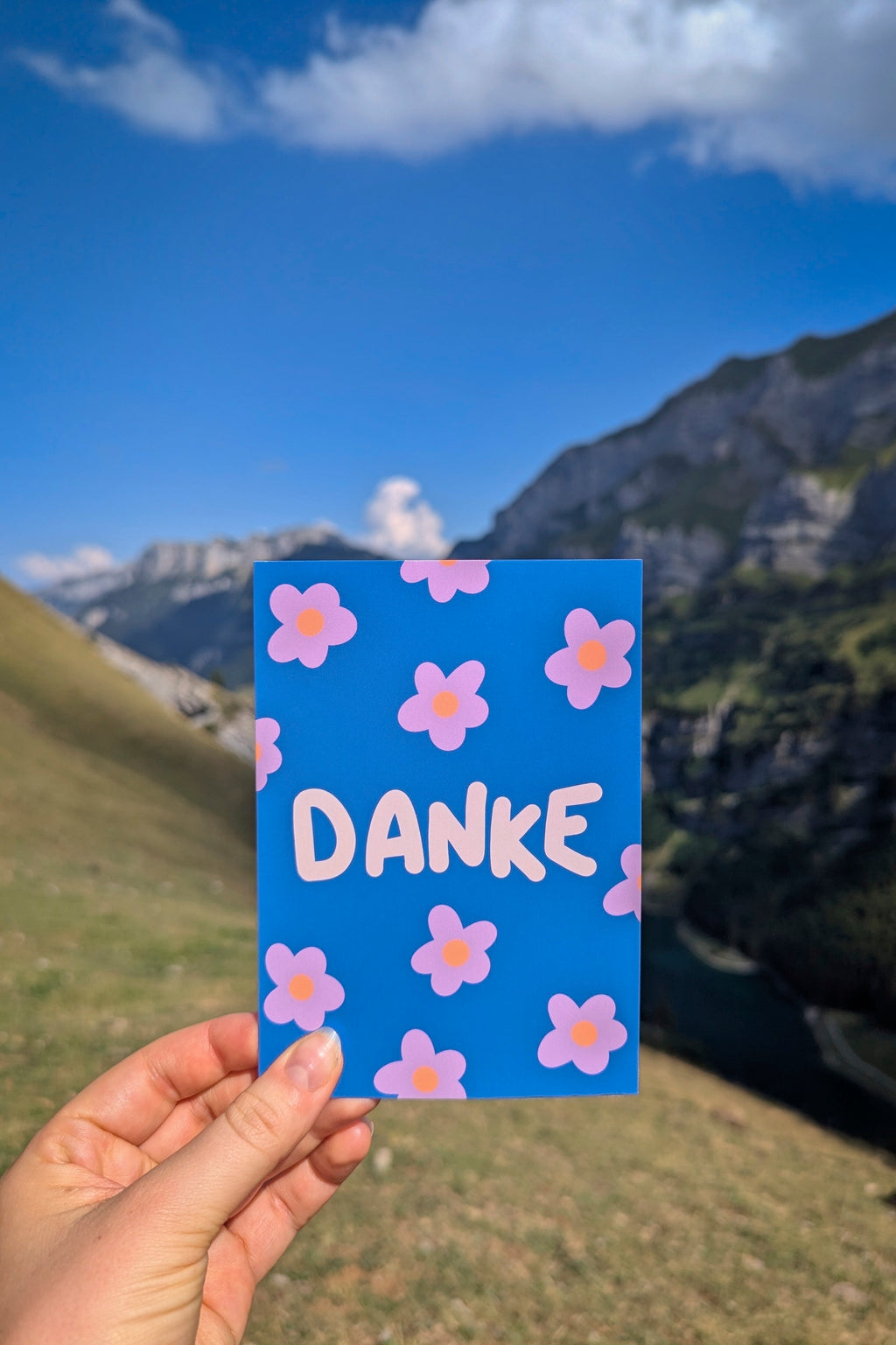 Grußkarte A6 "Danke"