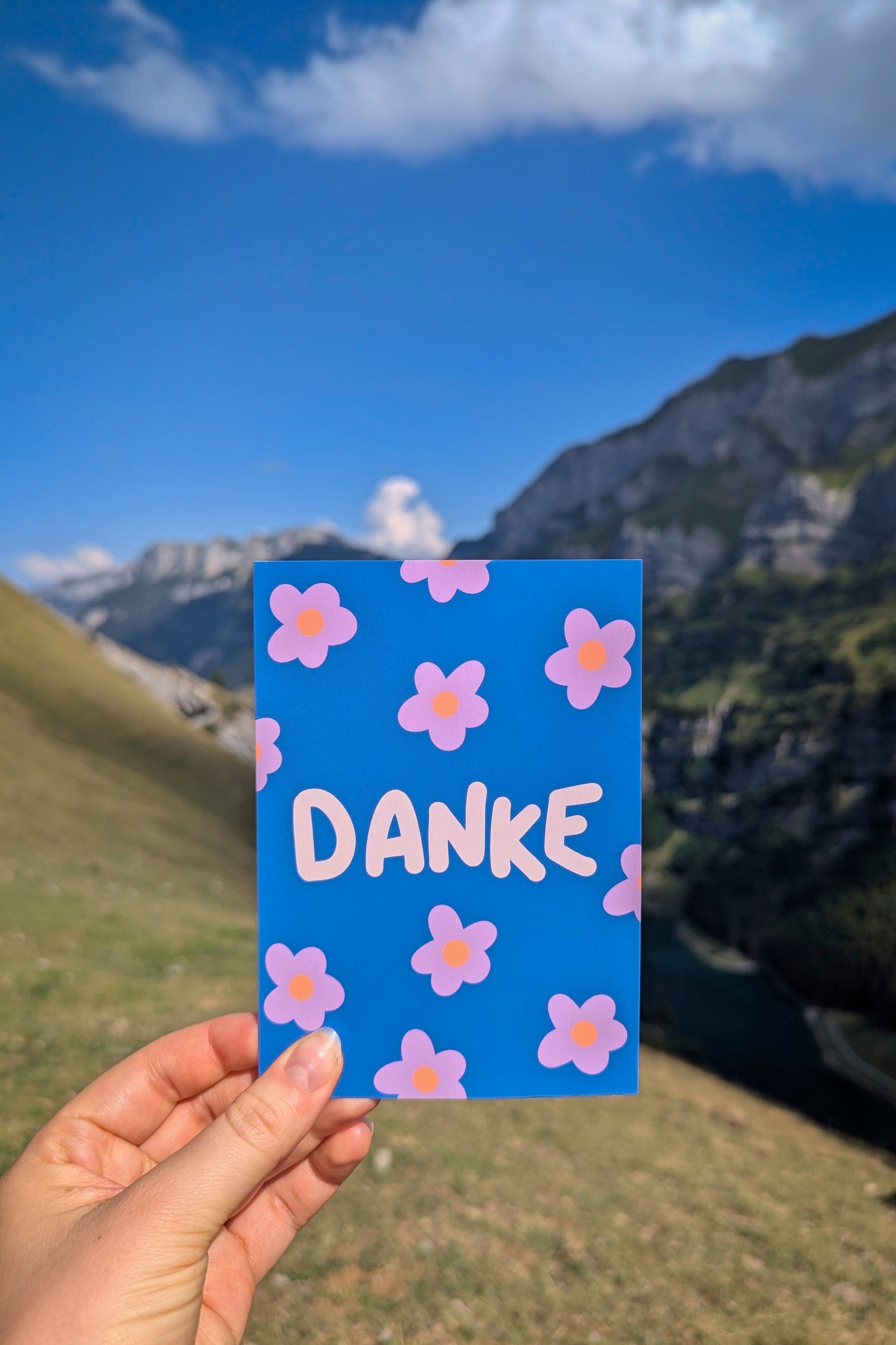 Grußkarte A6 "Danke"