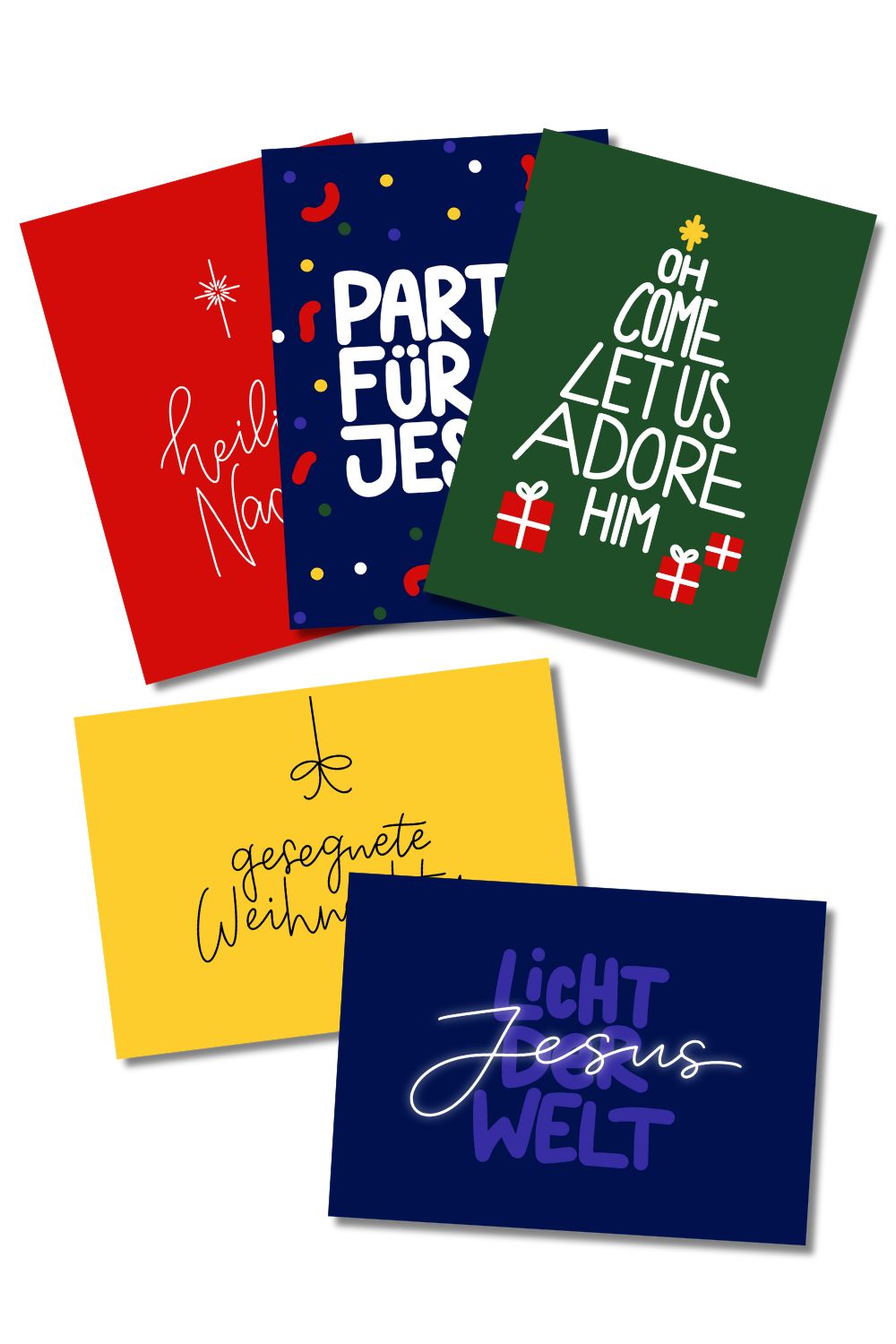 Weihnachtskarten Set (5x A6)