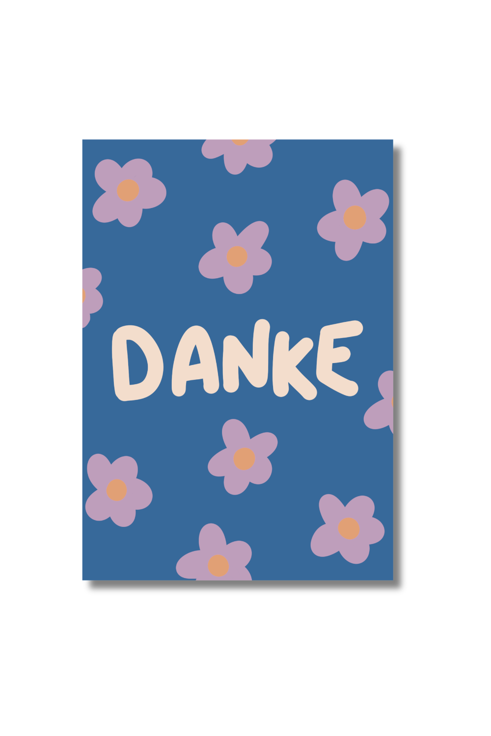 Grußkarte A6 "Danke"