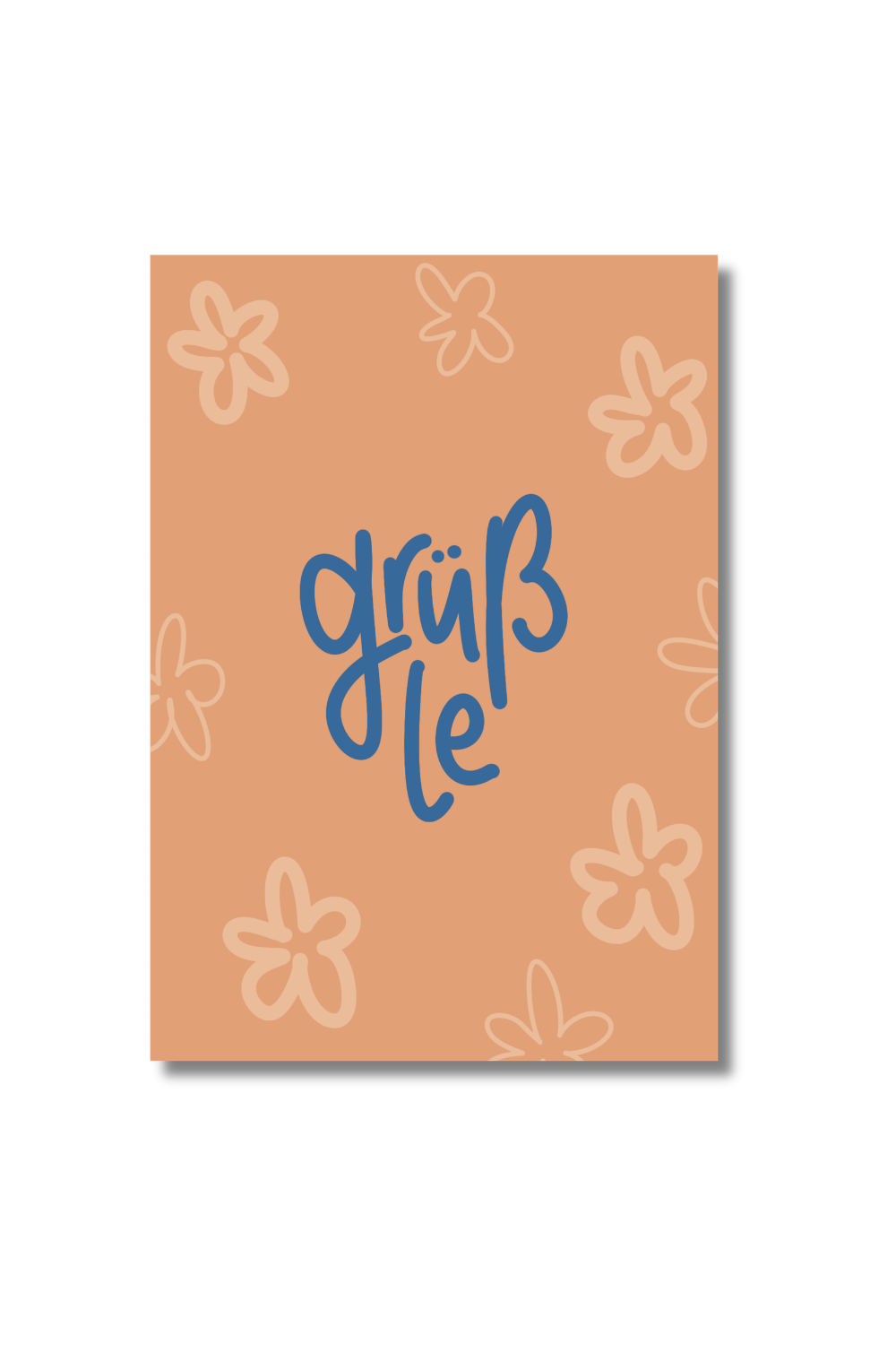 Grußkarte A6 "grüßle"