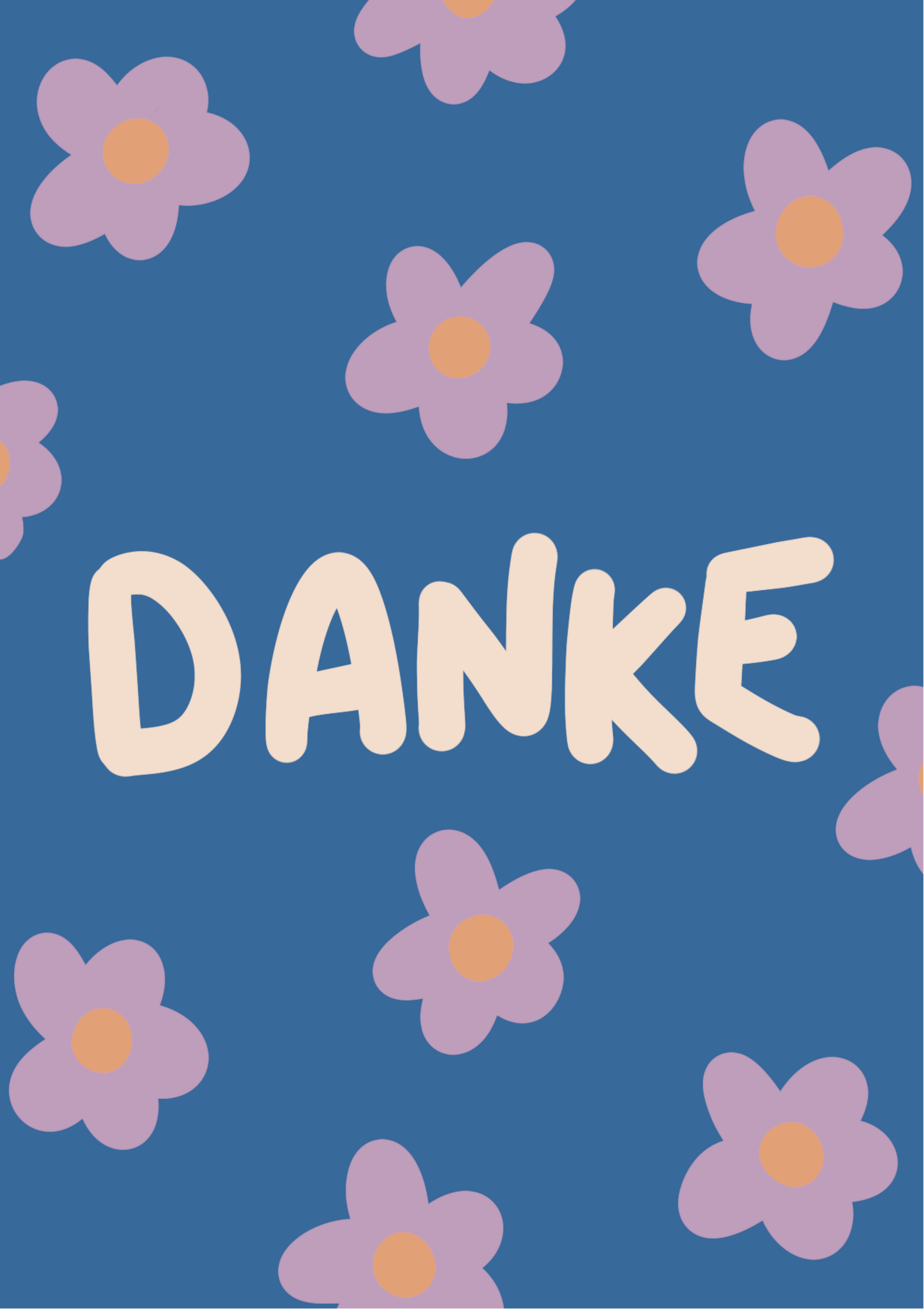Grußkarten Set "Blumen" (3x A6)