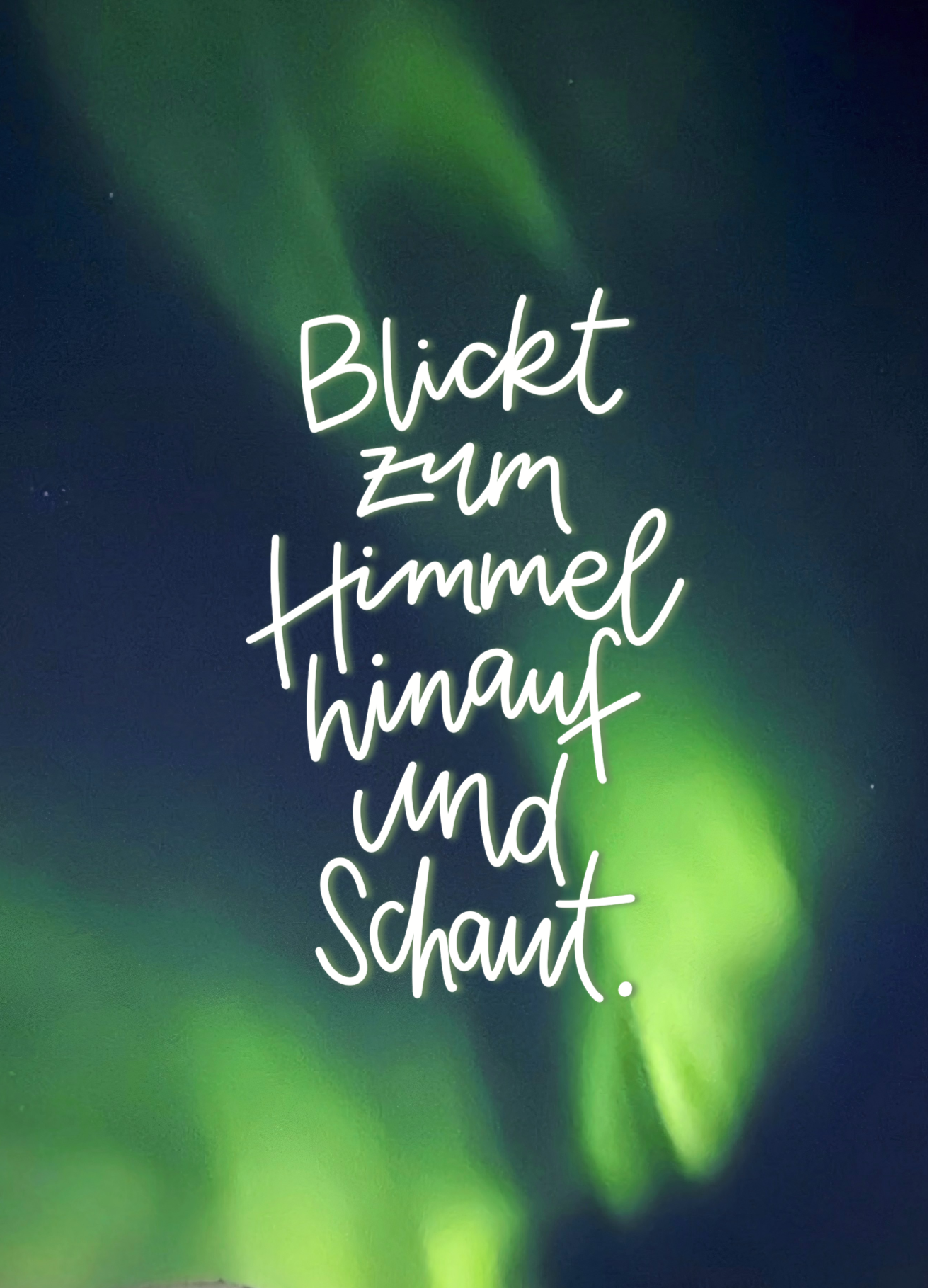 Karte A6 "Blickt zum Himmel"