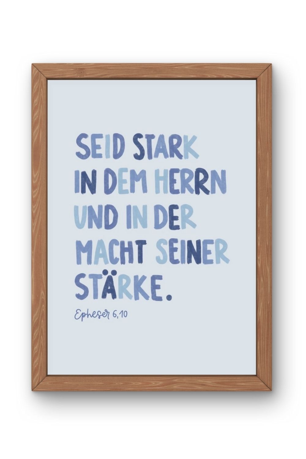Poster A3 "Seid stark in dem Herrn"