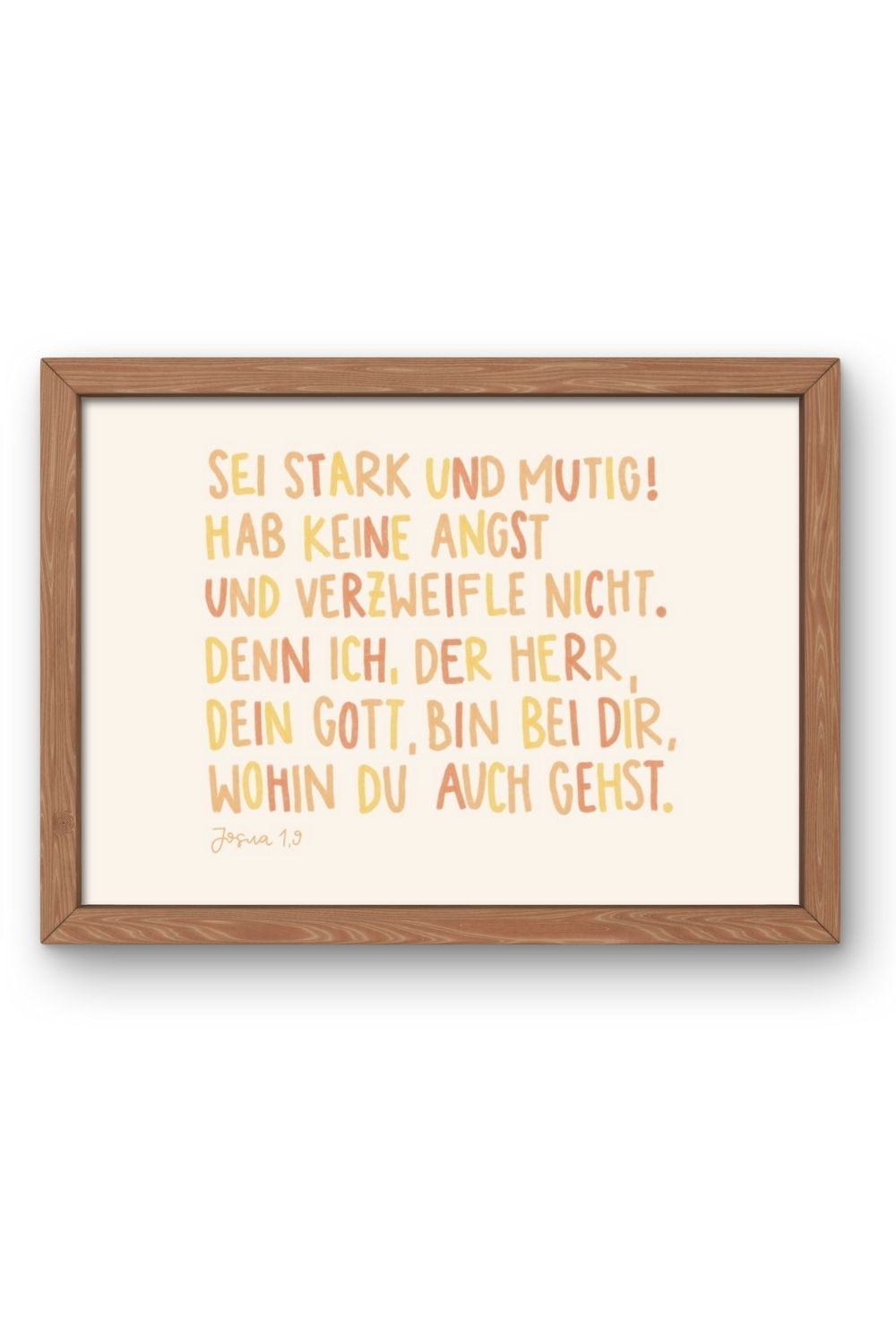 Poster A3 "Sei stark und mutig"