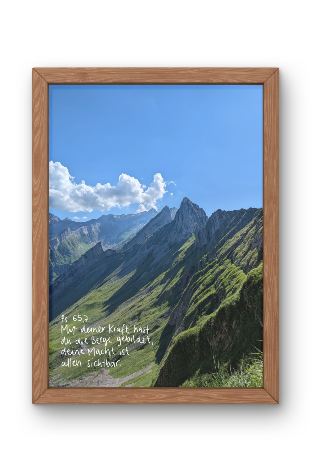 Poster A3 "Mit deiner Kraft"