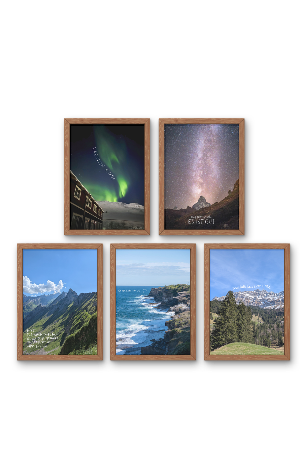 Poster Set A3 "Creation Sings" - 5 Poster